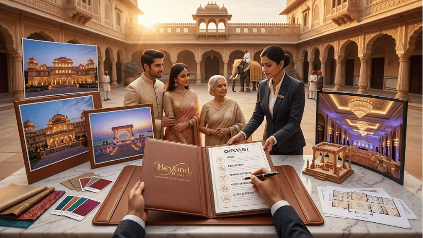 How to Select a Destination Indian Wedding Planner: A Checklist for NRIs and HNI Families